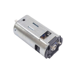 6512 220VDC 10000Rpm Yüksek Hızlı Redüktörsüz DC Motor- 35mm Çap, 9mm Mil - Thumbnail
