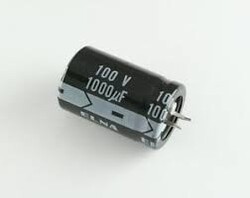 Çin - 1000uF 100V Elektrolitik Kondansatör (Kapasitör) Çin - 1000uF 100V Elektrolitik Kondansatör (Kapasitör)
