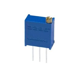  - 100R Çok Turlu Dik Trimpot Potansiyometre, 3296-w