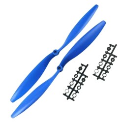 Çin - 1245 Plastik Pervane Seti - CW / CCW, Mavi