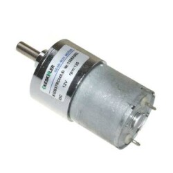 12V 120Rpm 37mm Redüktörlü DC Motor - Thumbnail