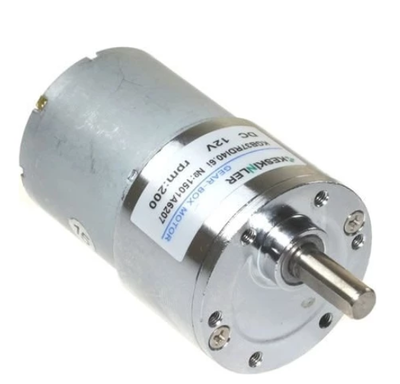 12V 210Rpm 37mm Redüktörlü DC Motor