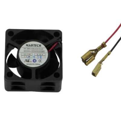 12V Aksiyel Fan - 40x40x20mm 0.1A 1.2W 2Pin