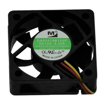 12V Aksiyel Fan - 50x50x15mm 0.2A 2.4W 6500rpm 3pin