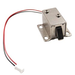 Çin - 12V Elektromanyetik Mini Solenoid Kilit XGS-X35 - 5mm Stok, 4.32W