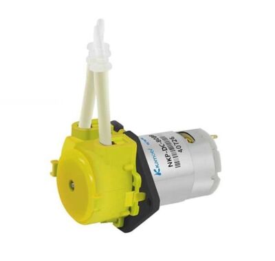 12V Peristaltik Su Pompası - Sarı, 47ml/d (NKP-DC-B08G)