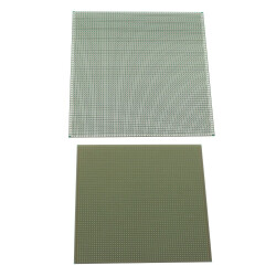Çin - 15x15 Bakırlı Delikli Plaket (Pertinaks) - FR4