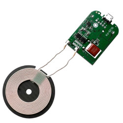 Çin - 15W Kablosuz Şarj Modülü - Micro USB Giriş (5125-FM) Çin - 15W Kablosuz Şarj Modülü - Micro USB Giriş (5125-FM)
