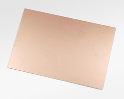 Çin - 15x20 FR4 Bakır Plaket TEK Yüzlü Deliksiz Pertinaks Çin - 15x20 FR4 Bakır Plaket TEK Yüzlü Deliksiz Pertinaks
