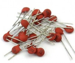 Çin - 1pF Seramik Kondansatör Paketi (Mercimek Kapasitör) - 10 Adet