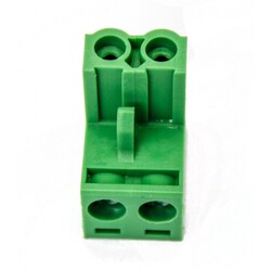 Çin - 2 Pin 3.81mm Geçmeli Klemens - Dişi, Yeşil