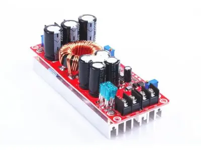 20A, 12-80V Voltaj Yükseltici (Step-up, Boost) Regülatör Kartı -1200W