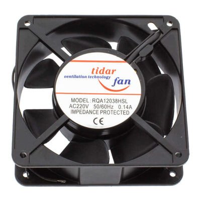 220V AC Kare Fan - 120x120x38mm