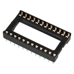 Çin - 24 Pin Geniş Entegre Soketi Çin - 24 Pin Geniş Entegre Soketi