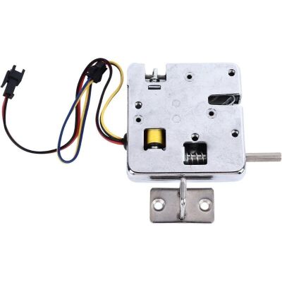 24V 1A Paslanmaz İtmeli Selenoid Kilit XGS-G60, 0.5 - 4kg İtme, 150kg Tutma