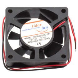 Çin - 24V Eksenel Fan - 60x60x20mm 0.09A 2.18W 4000rpm BB