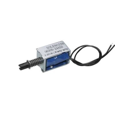 24V İtme Çekme Selenoid Bobin 0630S-24A50, 7mm Strok, 11.5W