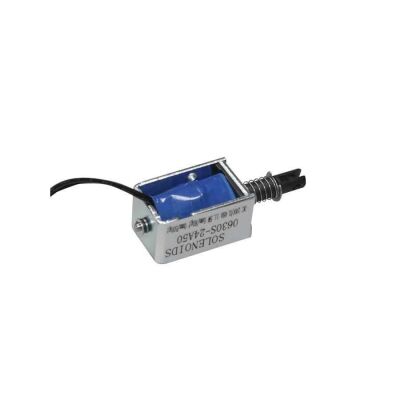 24V İtme Çekme Selenoid Bobin 0630S-24A50, 7mm Strok, 11.5W