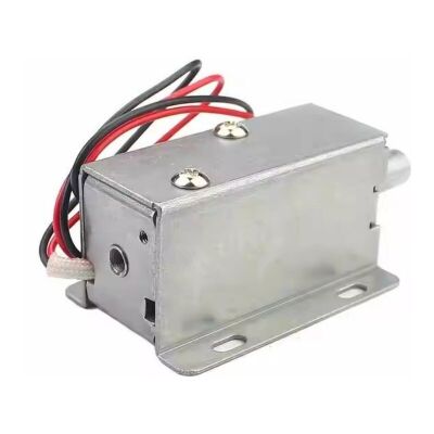 24V Silindir Pistonlu Solenoid Kilit XGS-C55, 10mm Strok, 28.8W