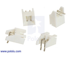 Pololu - 2.5mm JST XH Tip Shrouded Erkek Konnektör - 2P, 90D Extended, 4lü, PL-2719 Pololu - 2.5mm JST XH Tip Shrouded Erkek Konnektör - 2P, 90D Extended, 4lü, PL-2719