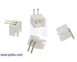 Pololu - 2.5mm JST XH Tip Shrouded Erkek Konnektör, - 2P, 90D, 4lü Paket, PL-2718 Pololu - 2.5mm JST XH Tip Shrouded Erkek Konnektör, - 2P, 90D, 4lü Paket, PL-2718