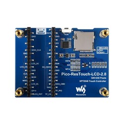 2.8inch Touch Display, Raspberry Pi Pico için, 262K Renk, 320×240, 19804 - Thumbnail