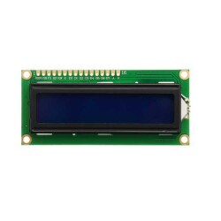 Uni-T - 2x16 Karakter LCD Ekran - Lehimsiz, MAVİ Işık