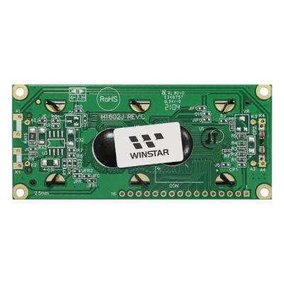 2x16 Karakter LCD Ekran - Lehimsiz, MAVİ Işık