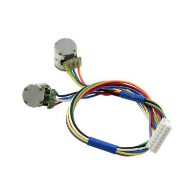 3-5V 2 Fazlı 8mm Mikro Step Motor Çifti