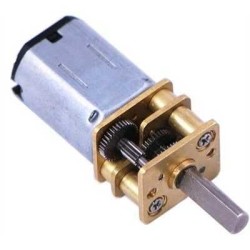 Pololu 30:1 Micro Metal Redüktörlü Motor HPCB 1100rpm - Dual Şaft PL-3072 - Thumbnail