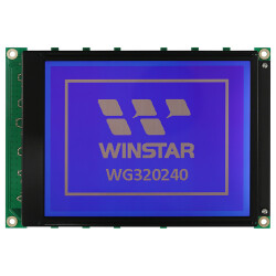 Winstar - 320x240 Dokunmatik Grafik LCD Ekran - 5.67 inç, STN Negatif, Mavi üzerine Beyaz