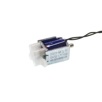 3.7V Solenoid Hava Valfi DQF2-6A - İki Yönlü Normalde Açık (NO)