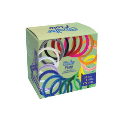Uni-T - 3Doodler FLOW Refill 20 Renk Yedek Filament Set - 1.75mm, PLA