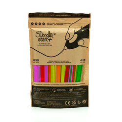 Uni-T - 3Doodler Start Plus (Start+) Neon Glow Filament - 250 Çubuk, 3DS-ECO-MIX3-250