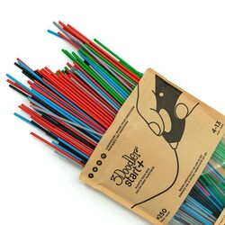3Doodler Primary Pow Mixed Bag 250 Plastique compostable Bleu, Vert, Gris, Rouge 1 g