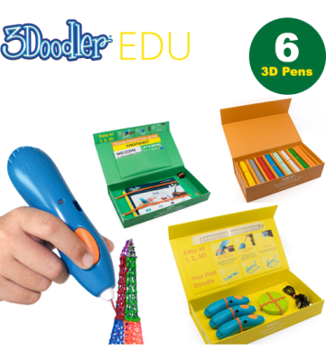 3Doodler Start Altılı Sınıf Seti (Start EDU 3D Kalem Sınıf Seti 6 AD )