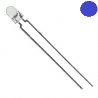 3mm Şeffaf Mavi LED - Thumbnail