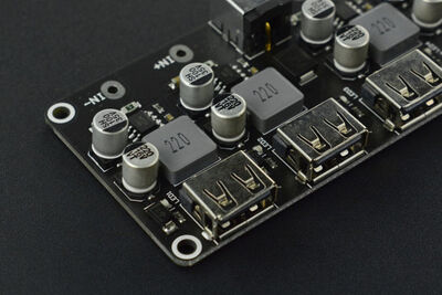4 Kanal Buck Hızlı Şarj Modülü - Raspberry Pi 4B & Jetson Nano Uyumlu DFR0852 4 Kanal Buck Hızlı Şarj Modülü - Raspberry Pi 4B & Jetson Nano Uyumlu DFR0852