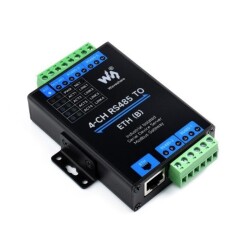 4 Kanal Endüstriyel İzolasyonlu RS485 to RJ45 Ethernet Server Modülü - 26360 - Thumbnail