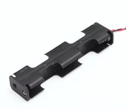 Çin - 4 lü AAA Pil Yuvası - Sırt Sırta