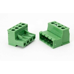 Çin - 4 Pin 5.08mm Kablodan Kabloya (Kablo Birleştirici) Klemens - No 1