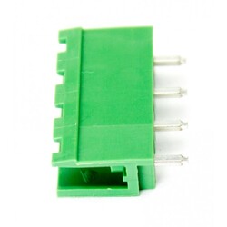 Çin - 4 Pin 7.62mm Geçmeli Klemens - Erkek, 180 Derece, Yeşil Çin - 4 Pin 7.62mm Geçmeli Klemens - Erkek, 180 Derece, Yeşil