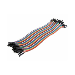 Çin - 40 Pin Dişi-Dişi Jumper Kablo 20cm