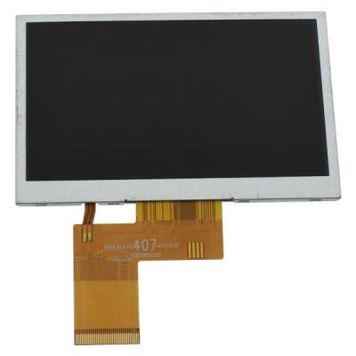 4.3 inç Renkli TFT LCD Ekran - 480x272, RGB 24bit, 16.7M Renk
