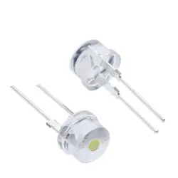 Çin - 4.8mm Mantar LED (Straw Hat) - Gün Işığı Çin - 4.8mm Mantar LED (Straw Hat) - Gün Işığı