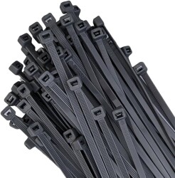 Çin - 4.8x200mm Plastik Kelepçe - Siyah (100 Adet)