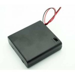  - 4'lü Kalem Pil Yuvası Kapaklı ve Anahtarlı