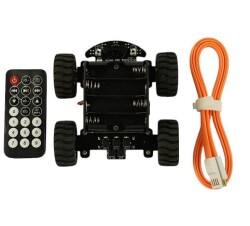 4WD MiniQ Arduino Mobil Tekerlekli Robot Kiti V2.0 - Thumbnail