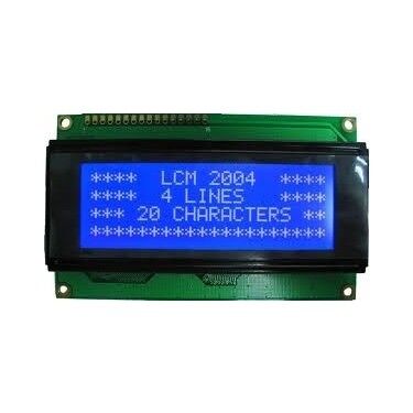 4x20 Karakter LCD Ekran - Mavi Üzerine Beyaz, Lehimli, WH2004A-TMI-CT