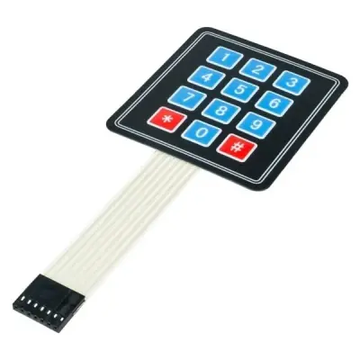 4x3 Membran Tuş Takımı (Keypad) - 1